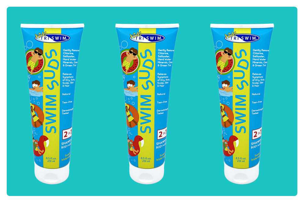 Dive into Clean Fun with TRISWIM Kids Swim Suds 2-in-1 Chlorine-Out Shampoo/Body Wash