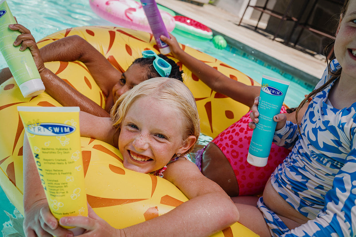 No More Chlorine Crying: Why Your Little Swimmer Needs the TRISWIM Kids Line