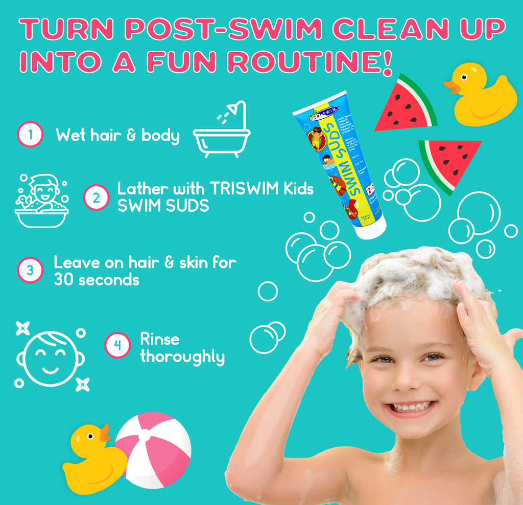 Turn Post-Swim Clean up into a Fun Routine